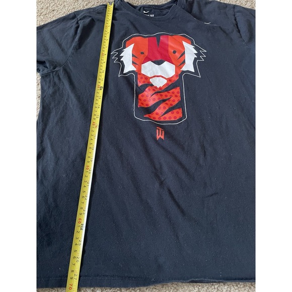 Tiger Woods Nike Short Sleeve T-shirt Frank Golf Club Head Cover Black XL JBHS - Picture 5 of 10